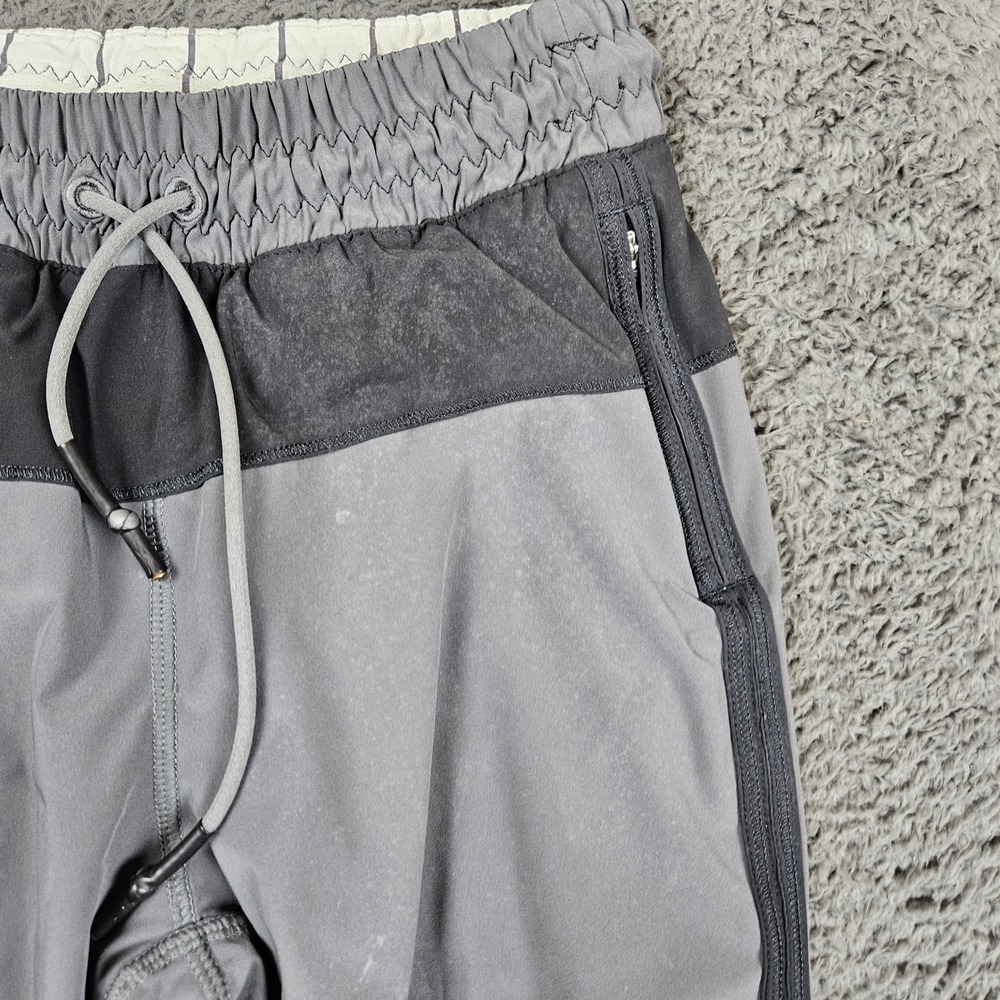 Lululemon Grey Black Track Jogger Pants Athletic Women's Size 23" Waist - Picture 2 of 8